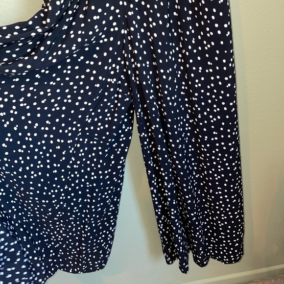 Anthropologie Maeve Polka Dot Flowy Jumpsuit - Picture 8 of 8